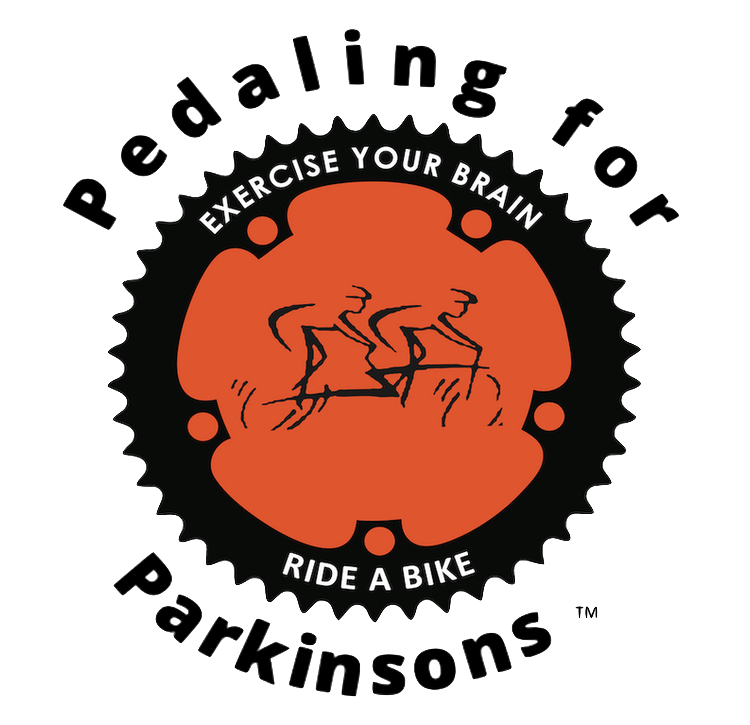 pedaling for parkinson's logo