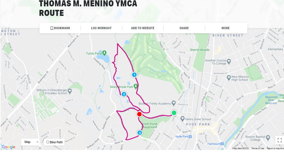 Menino 5K Route