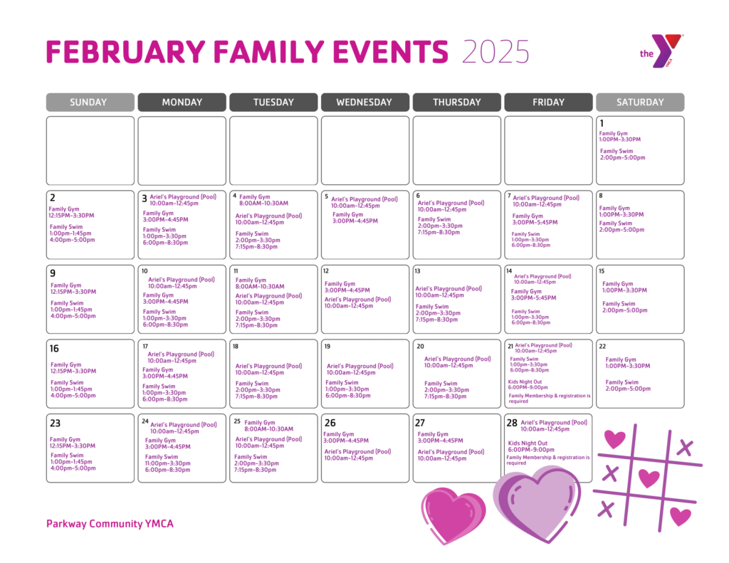 Parkway Family Calendar