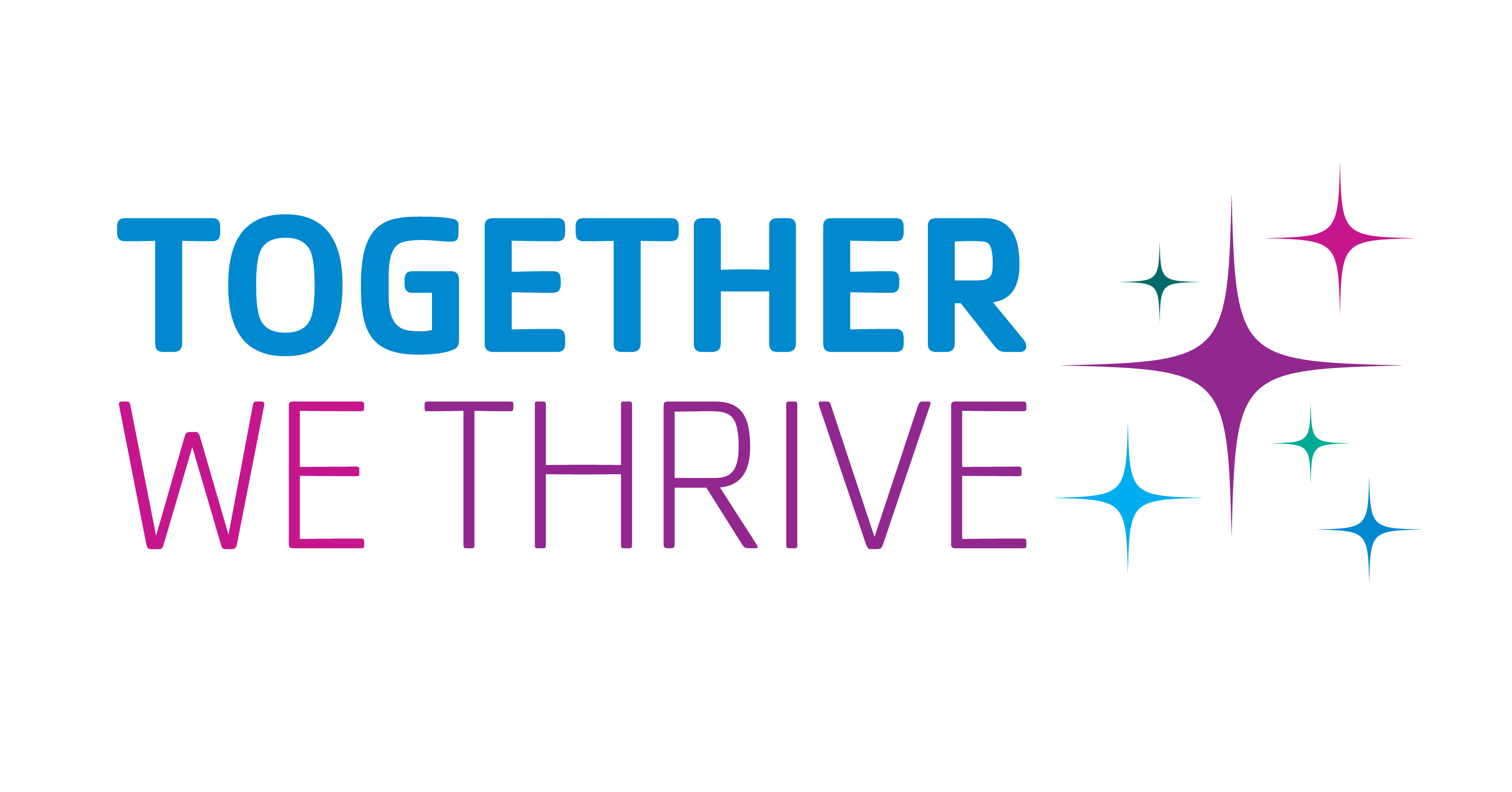 together we thrive event logo