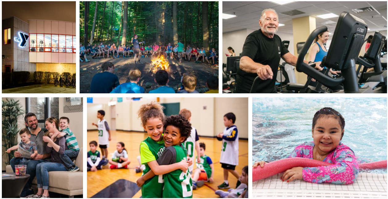 ymca member collage
