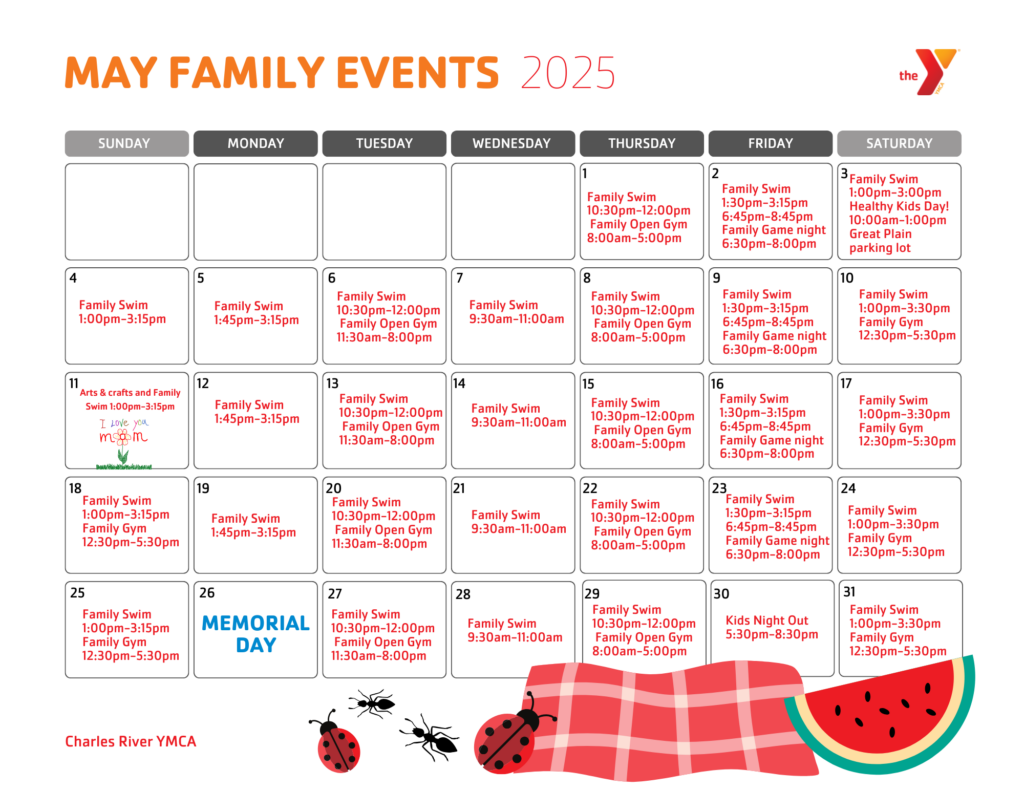 Charles River Family Calendar
