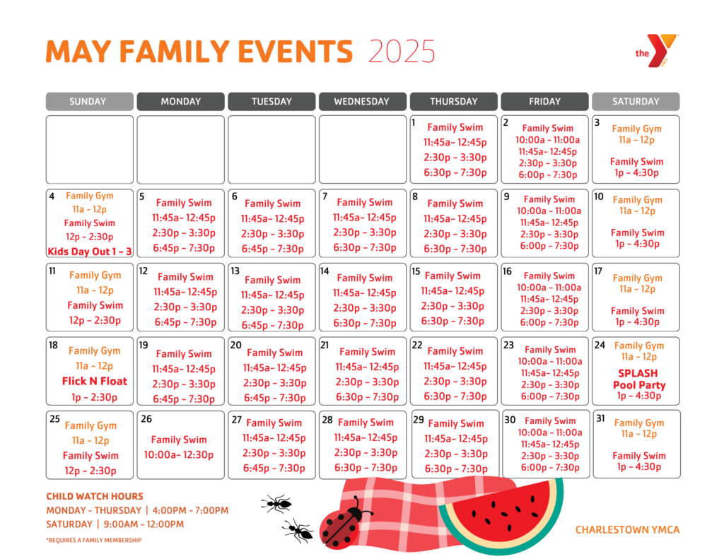 Charlestown Family Calendar