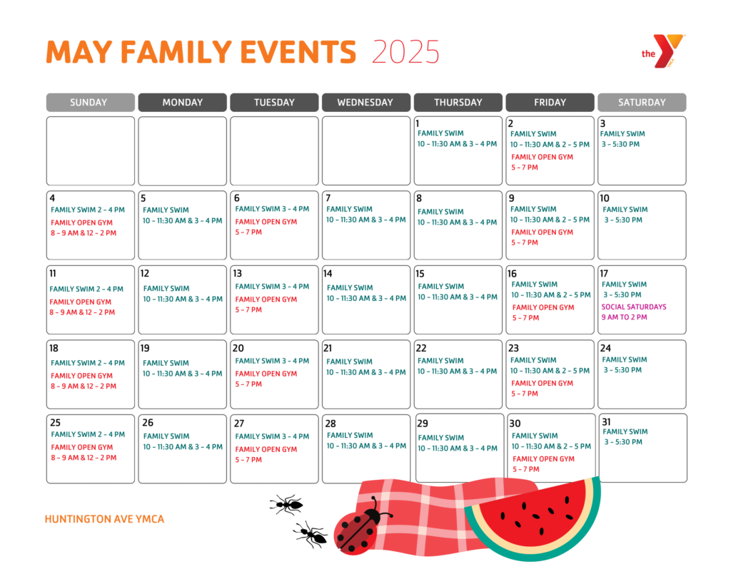 Huntington family calendar