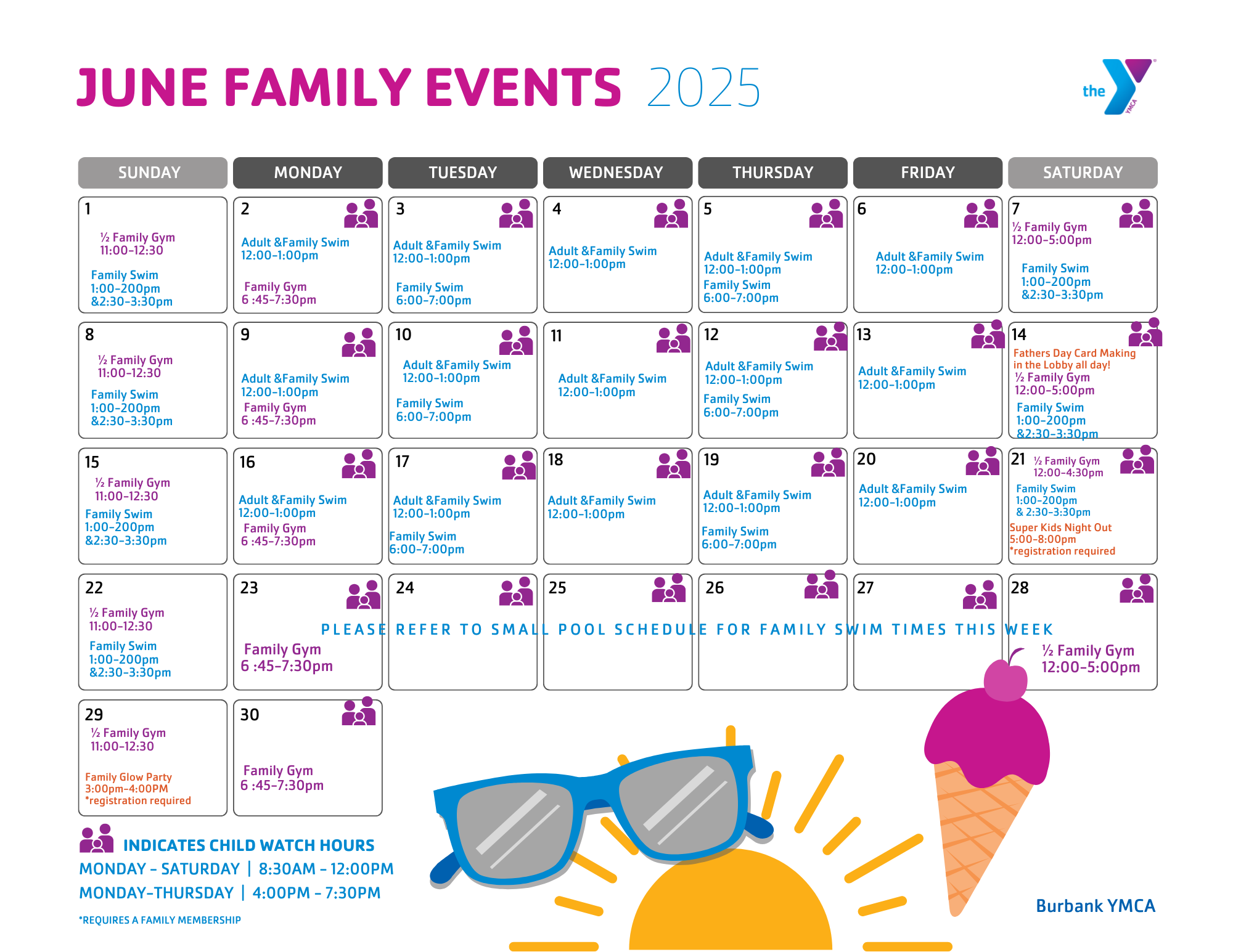 Burbank family events