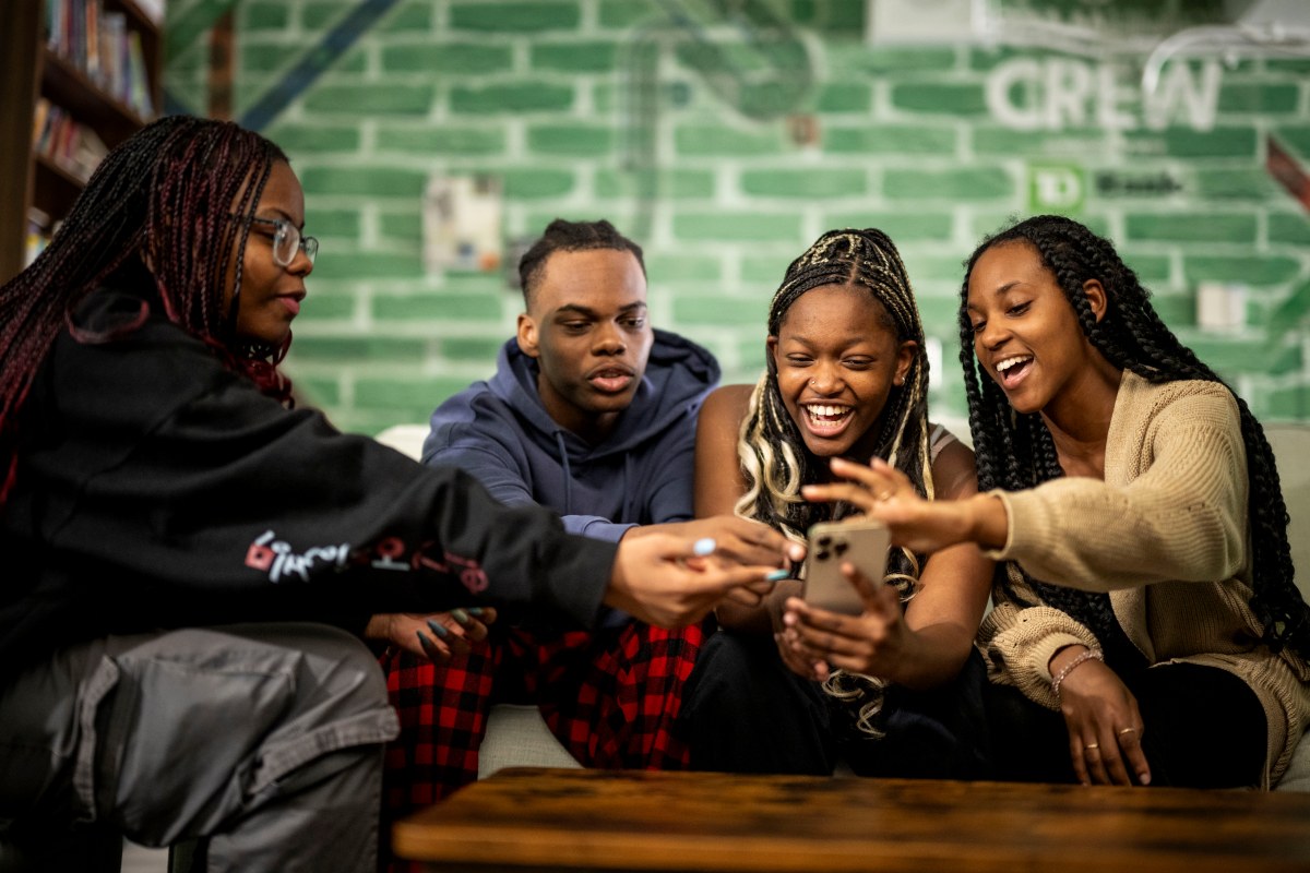 group of teens 