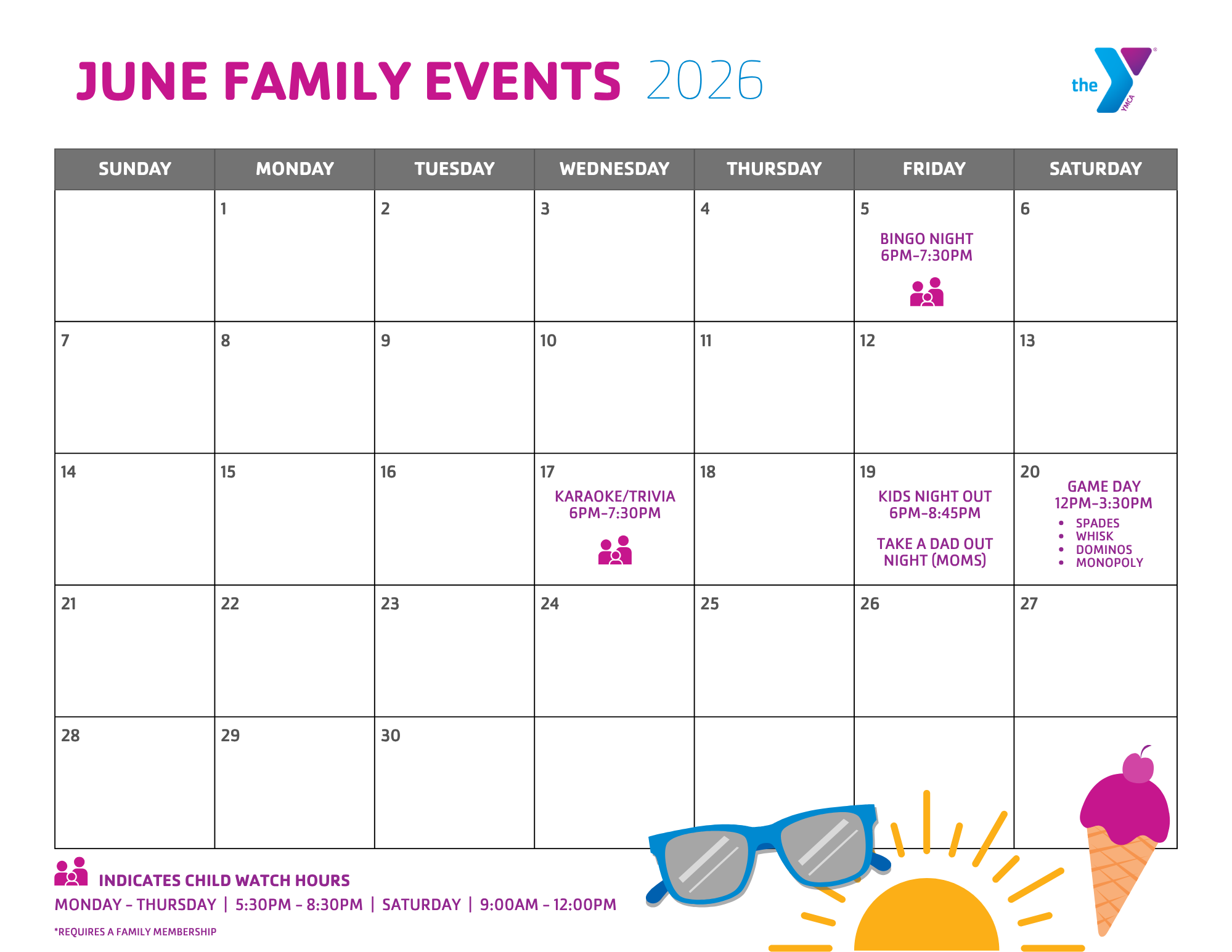 dorchester family calendar