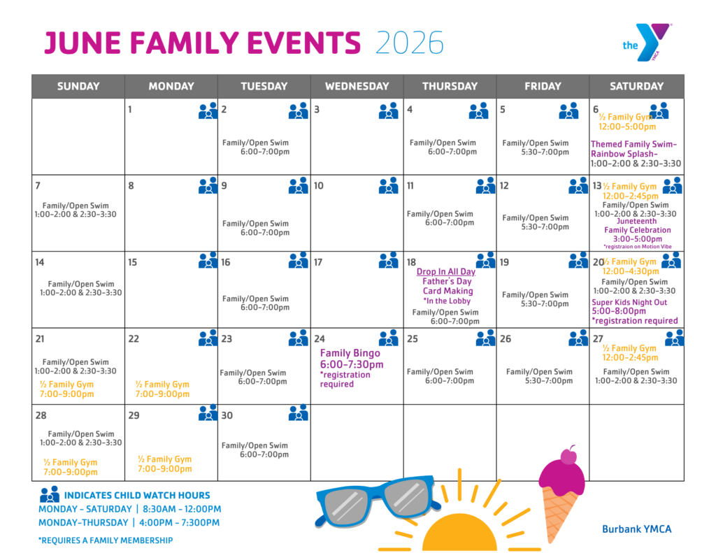 Burbank Family Calendar