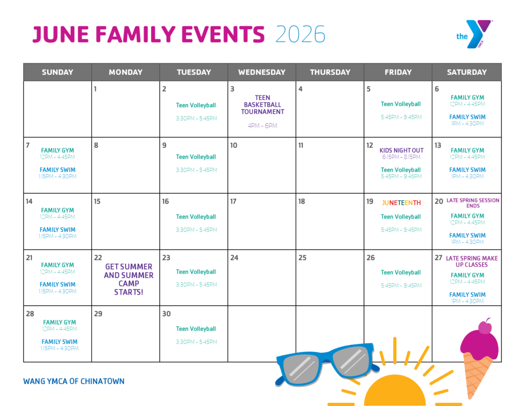 Wang Family Events June 2026