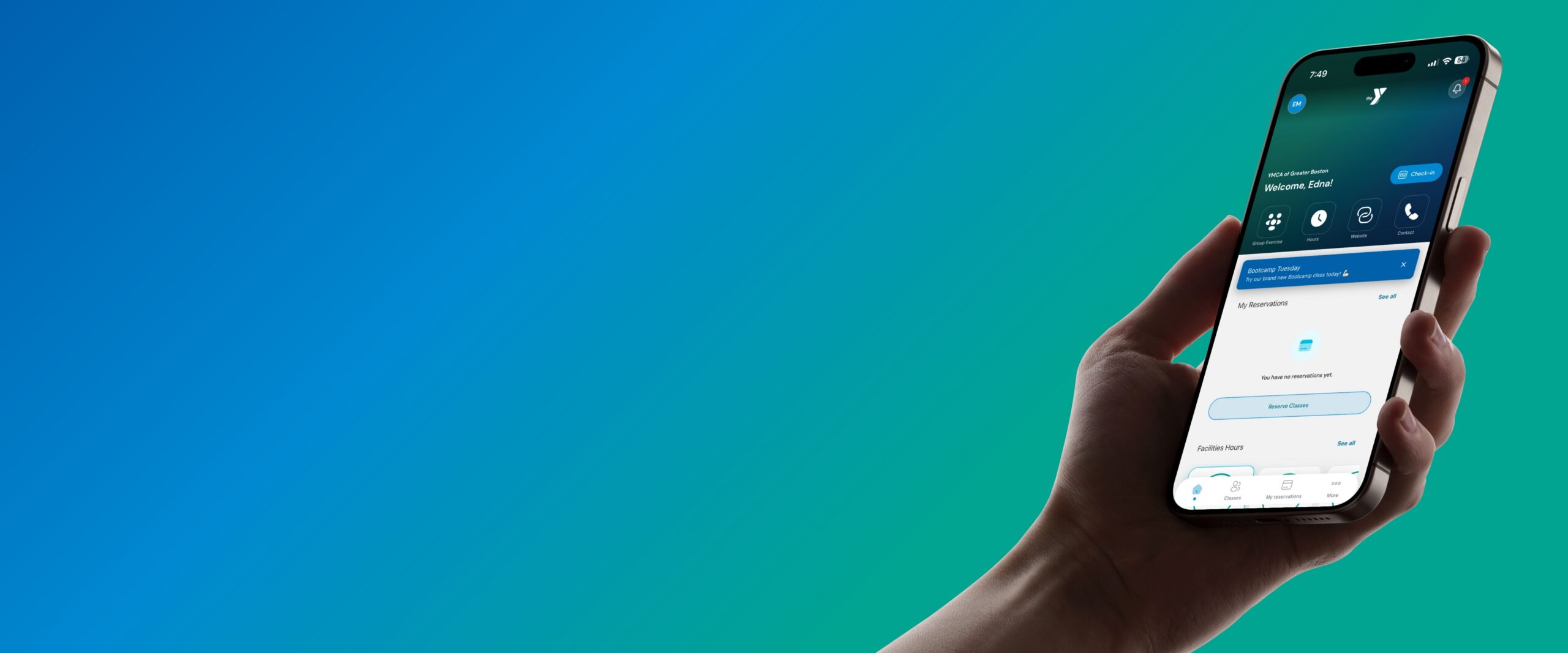 YMCA of Greater Boston App